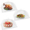 NEPAK 3Pcs Food Covers Mesh Pop Up, 17x17 Food Tents Food Net Cover for Outdoors, Food Covers Mesh for Outside,Screen Tents for Party,Picnics, BBQ,Reusable and Collapsible