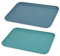 2 Stück Tablett Serviertablett 31x22cm Kunststoff Tablett Rechteckig Serviertablett Küchentablett Servierteller für Zuhause Restaurant Bar Coffee Shop