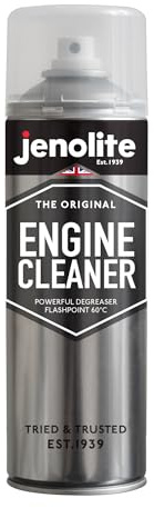 JENOLITE Engine Cleaner Aerosol | Engine Cleaner & Degreaser Spray | 500ml | Dissolves Grease, Oil, Dust & Dirt Without Leaving Residue | Non-Conductive & Non-Corrosive