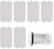 LEEQ 8 Piezas Placas Mica Microondas - Placa de Mica Recortable, Pieza de repuesto para reparación de horno de microondas, para Horno de Microondas Universal