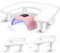 Manicure Nail Arm Rest for Hand: White Adjustable Height Hand rest for Nails - Leather Nail Hand Pillow for Beginners Professional Manicurists Nail Salon