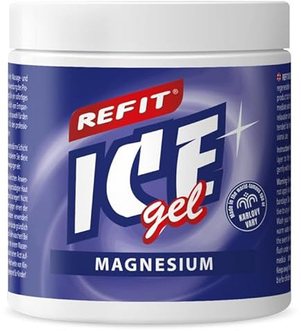 REFIT® Ice Gel Magnesium 230 ml – Extra Kühlgel – Kühlende Kombination aus Magnesium, Menthol & Kampfer für beanspruchte Körperpartien – Massagepflege nach Sport, Arbeit oder einem aktiven Tag
