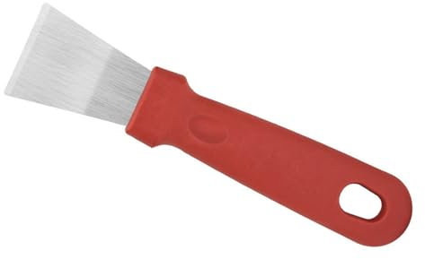 Grattoir à Glace pour Réfrigérateur avec Poignée Antidérapante, Pelle Plate pour Nettoyer le Réfrigérateur, Pelle à Givre en Acier Inoxydable pour la Cuisine, Outil Ménager,