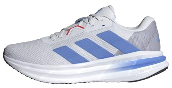 adidas Galaxy 7 Running Shoes, Scarpe da Corsa Uomo, Grigio Dash Blu Fusion Rosso Lucido, 44 2/3 EU