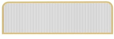 Separadores decorativos de vidrio a rayas para restaurantes, rejilla de privacidad para zonas de comedor, 30/50 cm, divisor de escritorio, ideal para bares y restaurantes (50 x 110 cm)