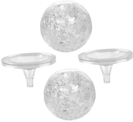MAGICLULU 2pcs Unique Bubble Ball for Water Fountain Garden Spheres Decorative Crystal Balls Diy Rockery Fountains Easy to Install Captivating Display Spheres