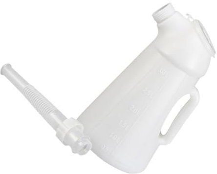 UKCOCO Bouteille Huile avec Manuelle Distributeur Huile pour Voitures et Bateaux Bidon de Graissage Robuste et Polyvalent