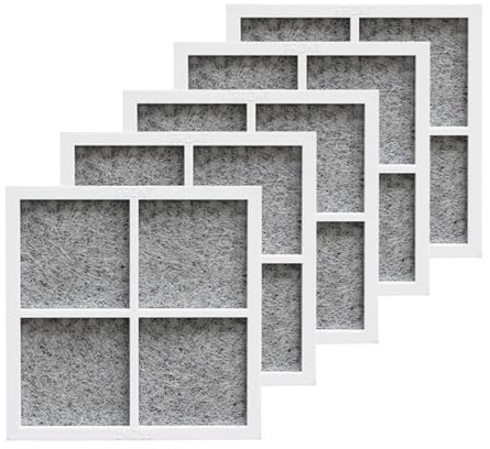 5 Packs Refrigerator Air Filter ，Compatible For LG， LT120F,Replacement Fresh Air Filter Replacement Parts