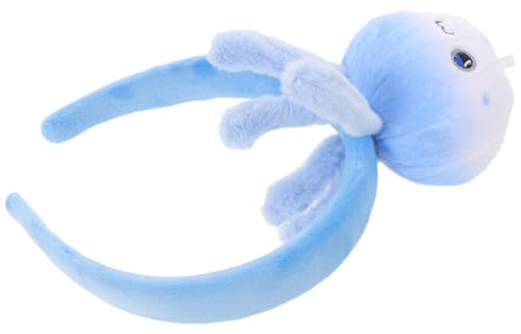 Niedliche Tierstirnbänder Blau Quallen Haarreif aus Stoff und Kunststoff | Taucher Kostüm, Halloween Cosplay Haarband für Kindergeburtstag und Ozean Mottoparty