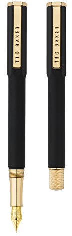 Ted Baker Füllfederhalter, Schwarz Black Onyx