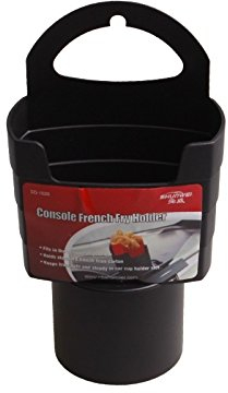 Timorn Car French Fry Holder Drink Puede para Auto Organizador de plástico para el teléfono móvil, Claves y Otro Gadget (Negro)