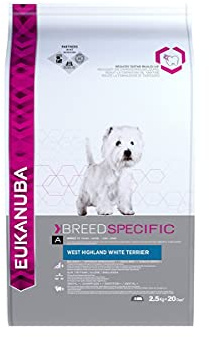 Eukanuba West Highland Dog Food 2.5 kg – Pack of 3