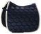 Eskadron Schabracke Glossy Wave mit doppel Kordel in vielen Farben, Größe:Dressur (DL), Farbe:Navy