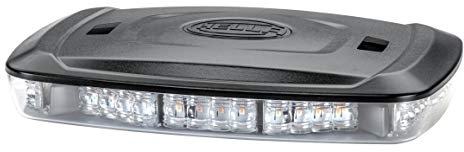 HELLA 2RL 014 566-001 LED-Warnleuchte - Micro Lightbar - 12/24V - gelb - Schraubanschluss - Kabel: 500mm - Anbau
