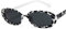PRETYZOOM Kuh Sonnenbrille Quadratische Farbverlauf Sonnenbrille Mini Vintage Retro Extra Schmale Ovale Runde Dünne Cat Eye Sonnenbrille Schlagbrille für Frauen Mann Party Bevorzugen