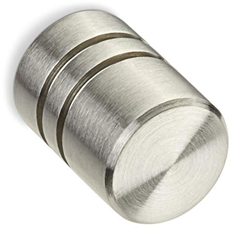 SOTECH 5 Stück Möbelknöpfe EK06 Ø 15 mm Edelstahl gebürstet Möbelknauf