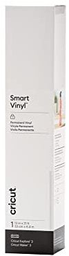 Cricut 2008663 Smart Vinyl Permanent | 1 Sheet | 33cm x 6.4m | White, (21ft), 6.4m (21ft)