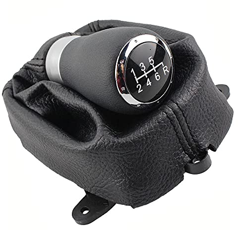 QINKO Leder Auto Schalthebelknauf Schaltknauf Kopf Handballhebel Fit Für Honda Accord VIII 8 MK8 (08-14) Teile 6 Geschwindigkeit