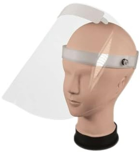 Full Face Shield Visor – Clear Shield for Safety - Anti Fog Face Cover Safety - Covers Entire Face – 100% recyclable Material. (Standard) Standard