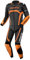 Bogotto Misano 2-Teiler Motorrad Lederkombi, schwarz/orange, 50