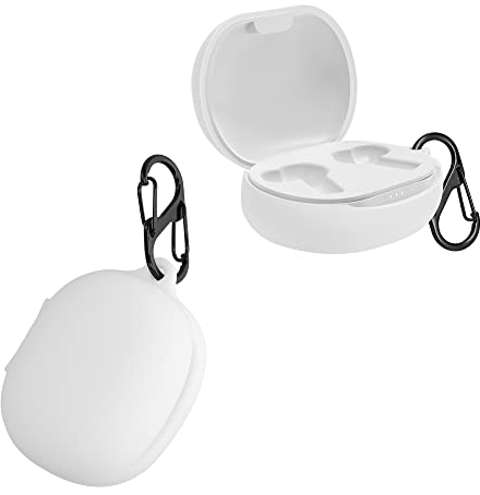 kwmobile Hülle kompatibel mit Anker Soundcore Life P3 Hülle - Kopfhörer Case - TPU Silikon Cover - Schutzhülle in Weiß