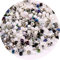 600 Stück 2 mm Miyuki Delica Perlen Japan Bronze Glasperlen Böhmen Stil Metallic Seedbeads für DIY Schmuckherstellung Armband Ohrring-Mix Schwarz Weiß, 2 mm 600 Stück