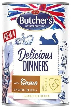 Butcher's Köstliche Dinners Katzenfutter Huhn Wildschwein 400 g