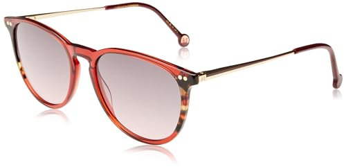 Carolina Herrera Unisex Sonnenbrille Her 0184/S 54/18/145 Damen Sunglasses, YDC/M2 Burg Havana, 54