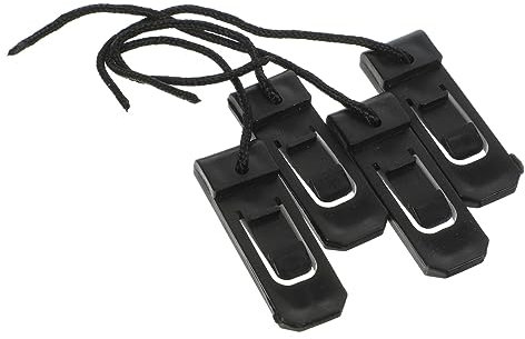 BESPORTBLE Surfbrett Fin Splitter 4 Stück Schwarz 4,3 X 1,3cm aus Nylon für Aufblasbare Surfbretter Heckruder Stabilisierung Zubehör für Outdoor Surfen Paddleboard Sicherung