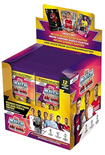 Topps Match Attax 23/24 -Display Box (36 Päckchen / 432 Karten)