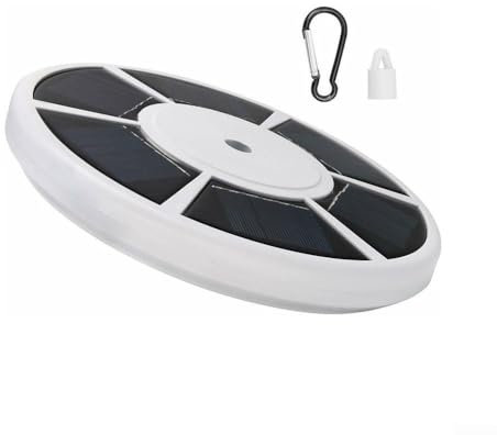 SPORTARC Fahnenmastleuchte Solar Fahnenmast Licht für Nachtbeleuchtung 26 LED Wasserdicht