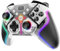 Controller di gioco wireless per Switch/PC/Android/iOS/PS4/PS3 con luce RGB, doppia vibrazione del motore, funzione Turbo, tasti programmabili, grilletto regolabile, con supporto per telefono (grigio)