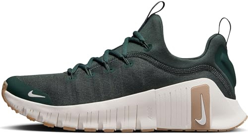 Nike Women Free Metcon 6 Workout-Schuh für Damen Shoe, Vintage Green Sail Gum Light Brown, 4.5 UK
