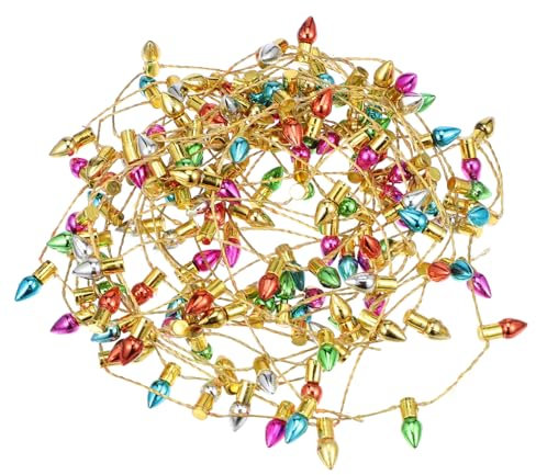 Yardenfun Miniatur Weihnachtslichterkette Bunt Led Lichterkette Puppenhaus Zubehör Festliche Beleuchtung Diy Weihnachtsbaum Deko Kreativ Robust Und Langlebig