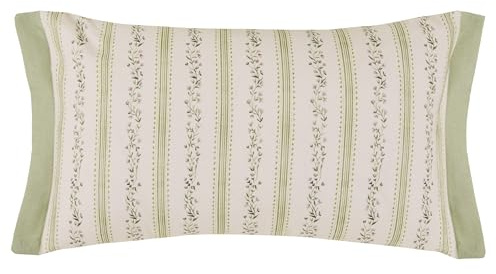 Voyage Maison Primavera Feather Filled Cushion – Watercolour Floral Printed Spring Oxford Trim Décor (Multicolour - 30x50cm)