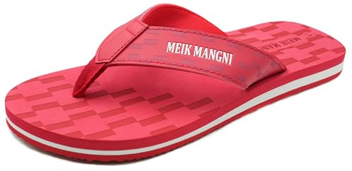 Meik Mangni Infradito Uomo Donna Estate Comode Arch Support Flip Flop Resistenti E Leggere Sandali Antiscivolo Ciabatte Unisex Adulti per Spiaggia e Piscina,36-48 EU