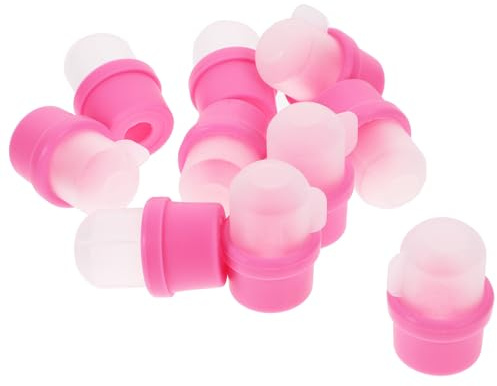 Uonlytech Capsules Dissolvantes en Silicone pour Vernis Semi-permanent, 20 Pièces, Outil de Trempage pour Manucure et Pédicure, Réutilisables et Adaptées Retrait du Vernis Gel UV