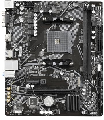 Placa Madre Placa Base Fit For GIGABYTE A520M A520M K V2 Placa Base AM4 DDR4 Micro-ATX M.2 NVMe Compatible con Ryzen 5 5600G Ryzen 5 5700G 3800 CPU