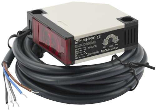 Heschen interruptor fotoeléctrico E3JK-DS30M2 DC 12-24V tipo difuso distancia de detección 30cm