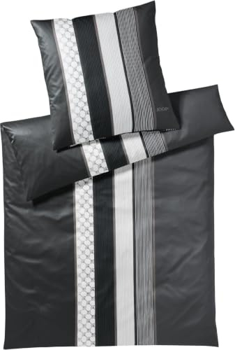 Joop! Bettwäsche Cornflower Stripes deep stone 1 Bettbezug 140 x 220 cm + 1 Kissenbezug 70 x 90 cm