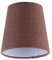 Lampenschirm Ersatzschirm Stoffschirm E14 LED Tischleuchte Wandleuchte Pendelleuchte Deckenleuchte Lampenschirme Retro Vintage Look (Braun Vintage)