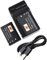 DSTE NP-90 - Batteria agli ioni di litio (2 pezzi) e micro USB, compatibile con Casio NP-90 Exilim EX-H10 EX-H15 EX-H20G EX-FH100 EX-FH100BK Digatal Camera