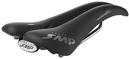 SMP Unisex – Erwachsene Selle Well Sattel, Schwarz, One Size, Einheitsgröße