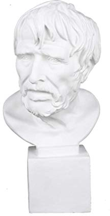 Kocreat 15,2 - 19,1 cm Gipsbüste, Statue, Malerei, Skizze aus Kunstharz, Figuren von Michelangelo, berühmte Portrait-Skulptur, Nachbildung, Sammlerstücke für Heimdekoration, Künstler Seneca