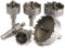 SagaSave Carbide Hole Cutter Set,Long Life Hole Saw Kit for Hard Metal,6-Piece(16mm 18mm 20mm 22mm 25mm 32mm)