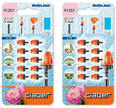 Cla ber Rainjet Micro Sprinkler Strip modello 91257. Confezione da 10 (2)