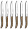 Lou Laguiole Louis - Coffret 6 couteaux steak royal Noyer