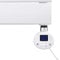 Mai & Mai Heating Element with Thermostat 1000W White Electric Heating Element with LCD Screen Heating Cartridge Made of Stainless Steel Heating Element for Bathroom Radiators Heaters Towel Rail