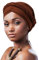 DRESHOW 1 Stück Afrikanischer Damen Turban Geflecht Kopfbedeckung Kopftücher Chemo Kappe Vorgebunden Beanie Mütze Kopfwickel Schlafmütze