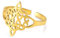 LIKGREAT Hexen Knoten Ring Keltische Knoten Ringe Hexenknoten Ring Pagan Wiccan Band Ring Glücksschutz Amulett Edelstahl Schmuck Geschenke für Frauen Mädchen (Stil 3-G)